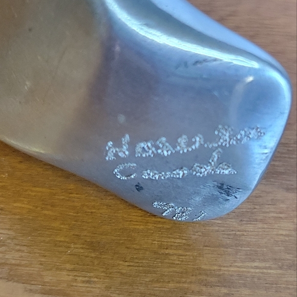 Vintage Hoselton Canada  Signed Bird Sculpture Aluminum - Picture 2 of 7